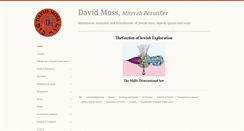 Desktop Screenshot of davidmoss.com