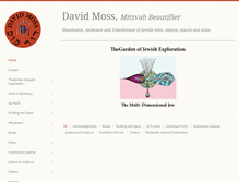 Tablet Screenshot of davidmoss.com